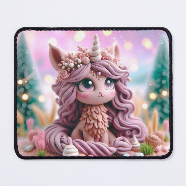 Item preview, Cute Clay Unicorn  designed and sold by Silvanums Shop.