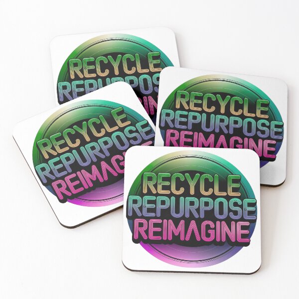 Item preview, Pink Recycle Repurpose Reimagine | Environmental | Earth Day designed and sold by PinkGoddessLove.