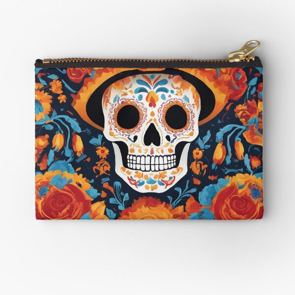 Item preview, Floral Día de los Muertos Skull designed and sold by WILD-WILD-CAT.