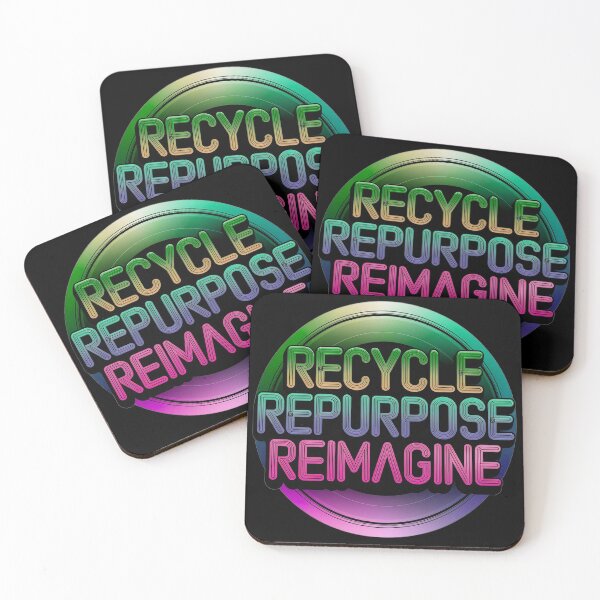 Item preview, Pink Recycle Repurpose Reimagine | Environmental | Earth Day designed and sold by PinkGoddessLove.
