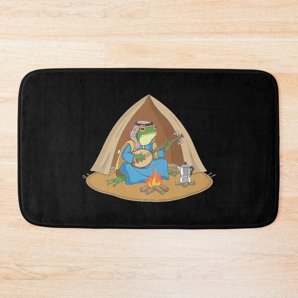 Item preview, Desert Frog Playing Lute by the Campfire designed and sold by love3617.