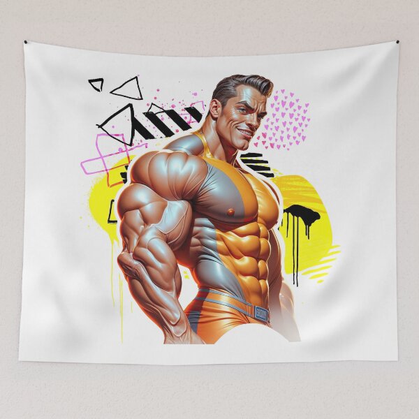 Item preview, New Series: Bodybuilder Sticker #71 designed and sold by ForeverPrintsOK.