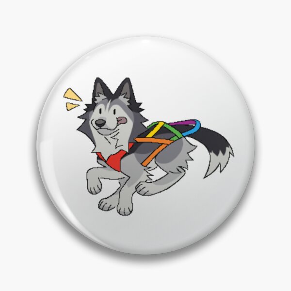 Item preview, Pride husky lgbtq designed and sold by WingedWillow.
