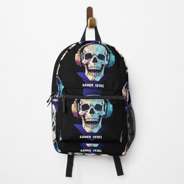 Item preview, Retro Gamer Skull with Headphones - Cool Gaming Art Design designed and sold by NosionDesigns.