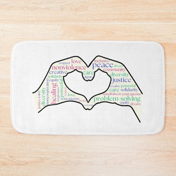 Item preview, Nonviolence Heart Hands designed and sold by paceebene.