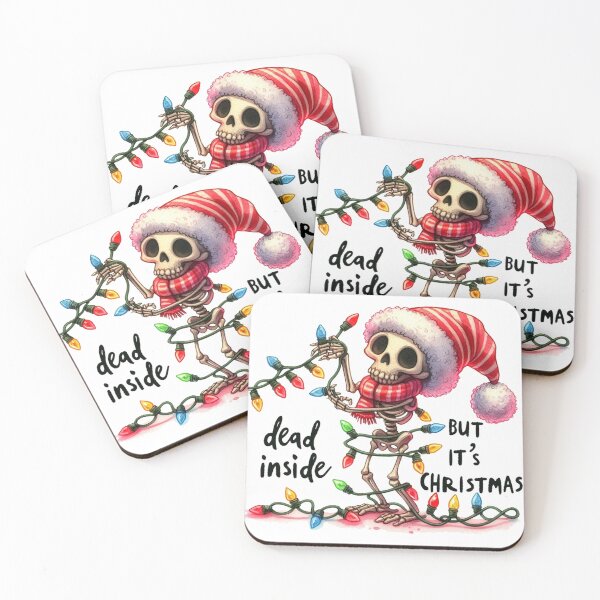 Item preview, Dark Humour Dead Inside But Its Christmas designed and sold by vectcd.