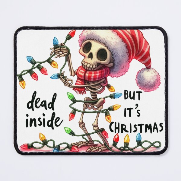 Item preview, Dark Humour Dead Inside But Its Christmas designed and sold by vectcd.