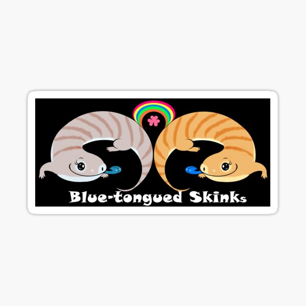 Item preview, Cute Blue-tongued Skinks designed and sold by Shirley cute art .