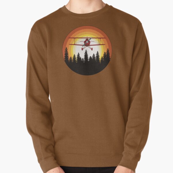 Item preview, Pitts Biplane Flying in Orange Sunset Sky Aviation Design designed and sold by skye-studio.