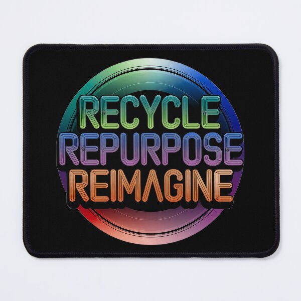 Item preview, Orange Recycle Repurpose Reimagine | Environmental | Earth Day designed and sold by PinkGoddessLove.