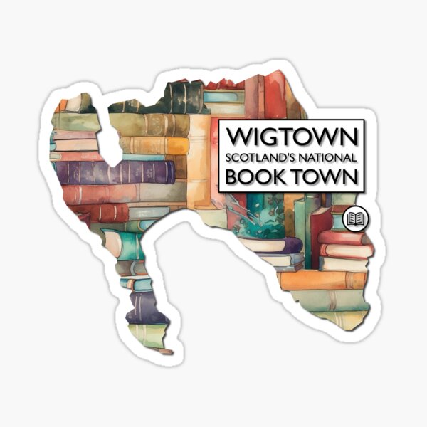 Item preview, Wigtown Books Map Outline designed and sold by Sheila Hodge.