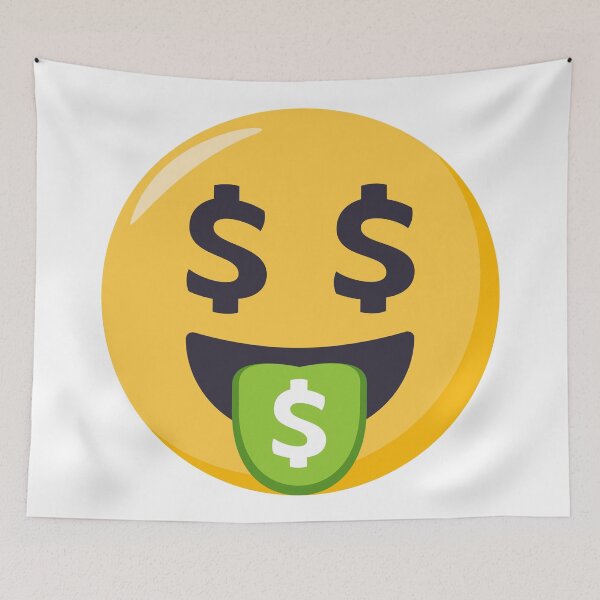 Item preview, JoyPixels™ Money-Mouth Face Emoji designed and sold by JoyPixels.