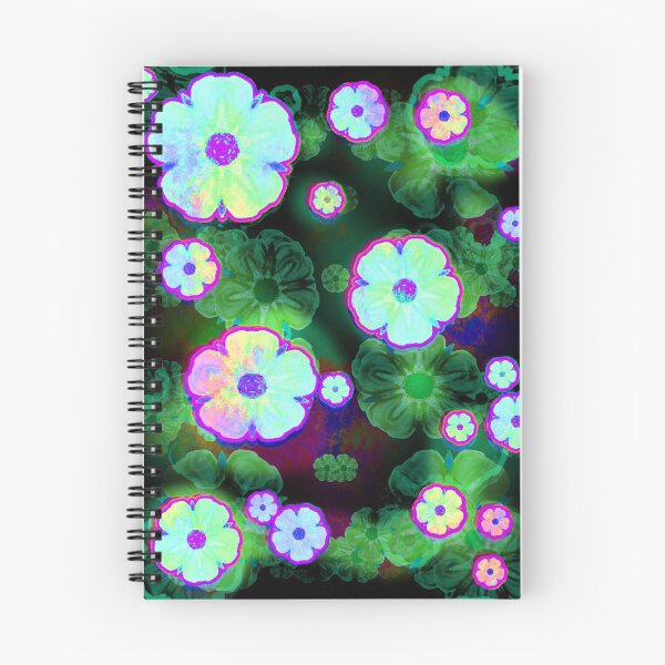 Item preview, Cute floral Pattern roses green dark and bright pink  designed and sold by M-Lorentsson.
