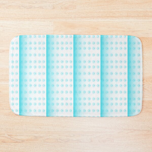 Item preview, Digital pattern with sky blue shaded petals over blue shaded background. designed and sold by KanvasGifts.