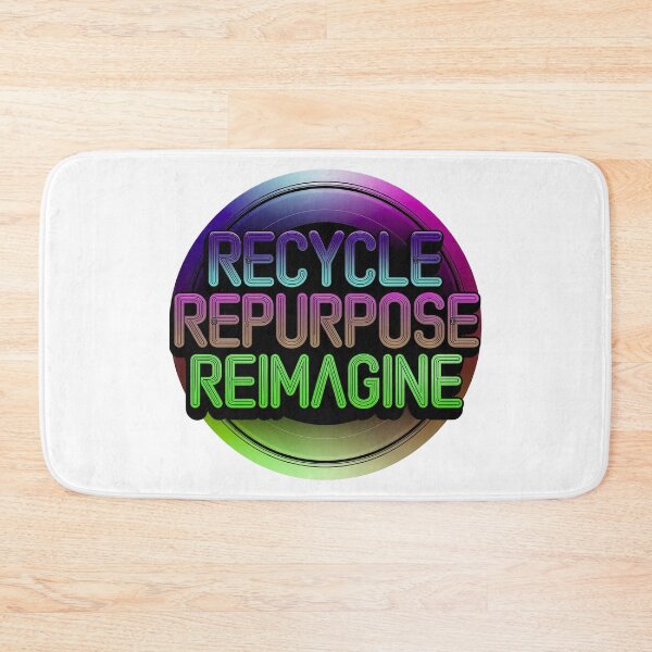 Item preview, Green Recycle Repurpose Reimagine | Environmental | Earth Day designed and sold by PinkGoddessLove.