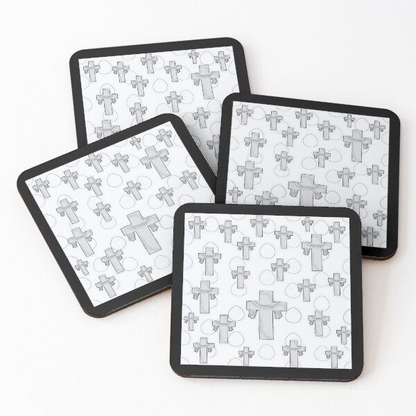 Item preview, Cristian cross symbols easter eggs pattern #1 designed and sold by creativerooney.