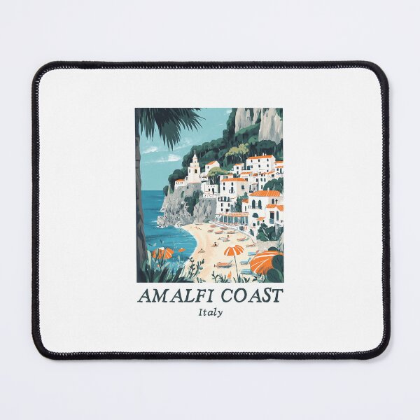Item preview, A Travel Print of the Amalfi Coast - Italy designed and sold by StudioRedKoala.