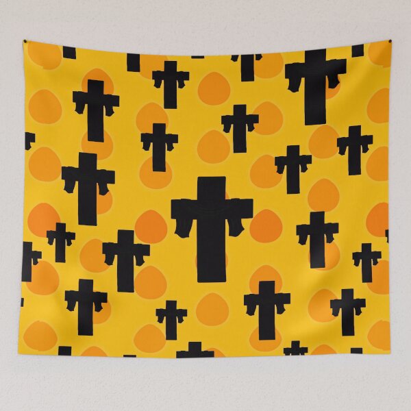 Item preview, Cristian cross symbols easter eggs pattern #2 designed and sold by creativerooney.