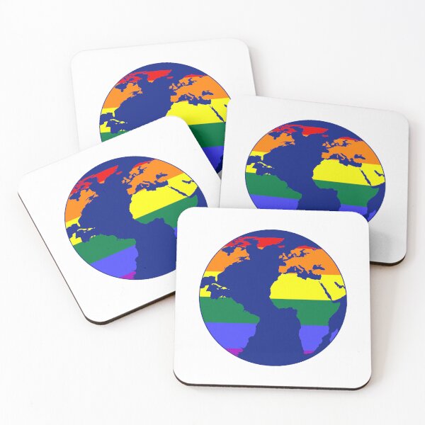 Item preview, LGBT Pride Colors Earth designed and sold by humnoo.