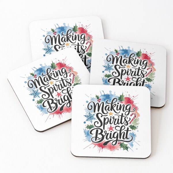 Item preview, making spirits bright  designed and sold by Ismartista.