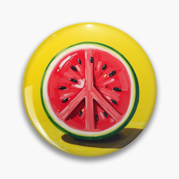 Item preview, Colorful Watermelon Art Calls for Peace in Gaza #CeasefireNow #Gaza designed and sold by Earth Nature Creations.