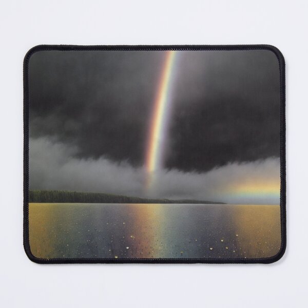 Item preview, Rainbow's Grace Over Serene Waters designed and sold by Donkey's Salad.