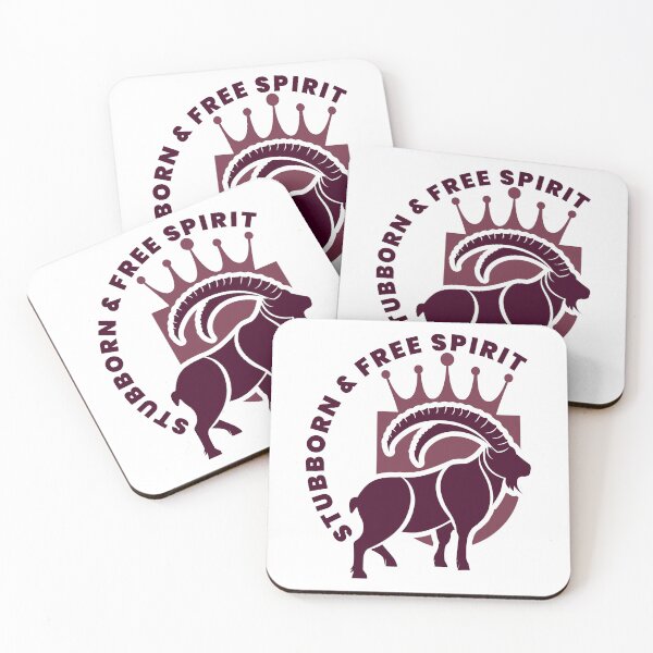 Item preview, Ibex alpine goat with crown and shield illustration, stubborn and free spirit   designed and sold by GinyHappyLogo.