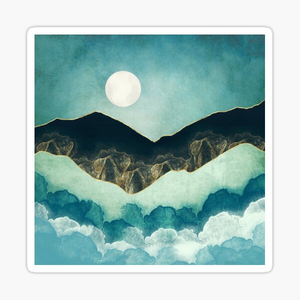 Item preview, Moon Mist II - Mirror designed and sold by spacefrogdesign.