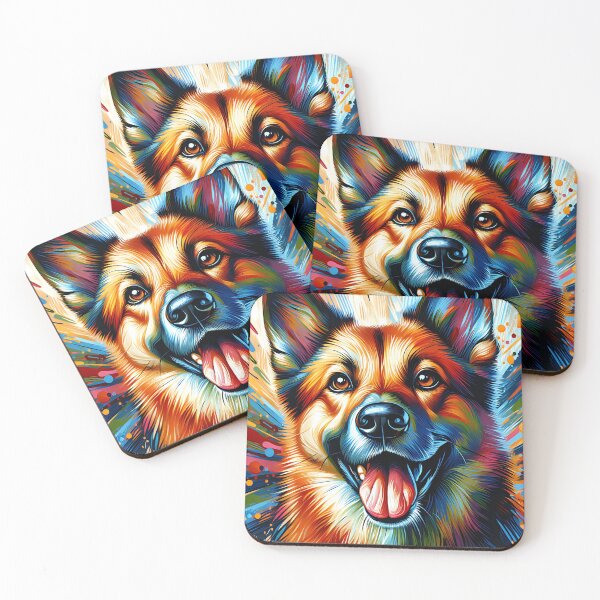 Item preview, Canaan Dog Portrait Acrylic Art Print Pet Portrait Gifts for Dog Lovers designed and sold by Puppy Puzzles Plus.