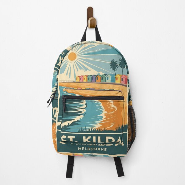 Item preview, Melbourne Vintage Travel Poster designed and sold by TravelerRat.