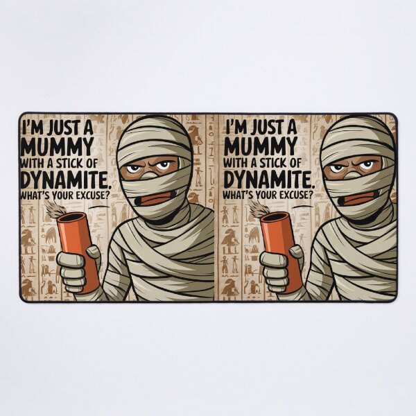 Item preview, Mummy with a dynamite laughter keeps the afterlife alive designed and sold by freackly.