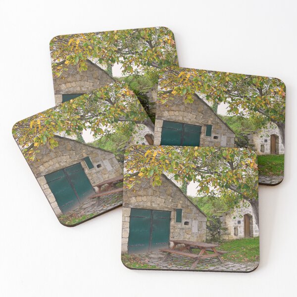 Item preview, Old stone wine cellar in Purbach in Austria,autumn season designed and sold by goceris.
