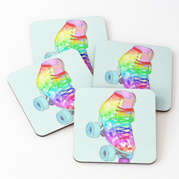 Item preview, Rainbow Disco Skate (Right) designed and sold by UnhamperedArt.
