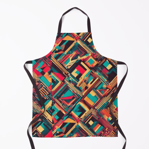 Item preview, Top geometric patterns one line new colorful strips striped art designed and sold by Design Repo.