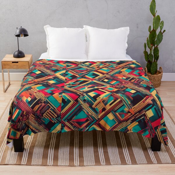 Item preview, Top geometric patterns one line new colorful strips striped art  designed and sold by Design Repo.