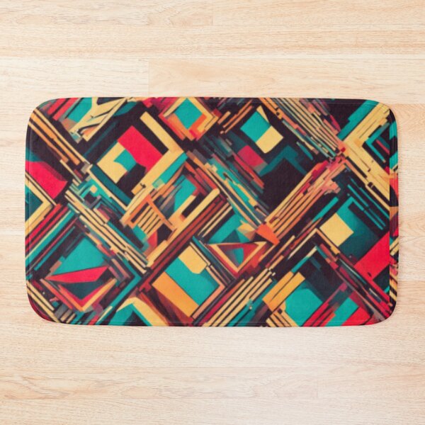 Item preview, Top geometric patterns one line new colorful strips striped art  designed and sold by Design Repo.