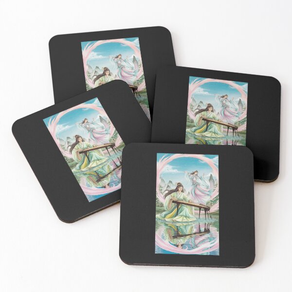 Item preview, Serene Musical Harmony with Sisters in a Fantasy World designed and sold by love3617.