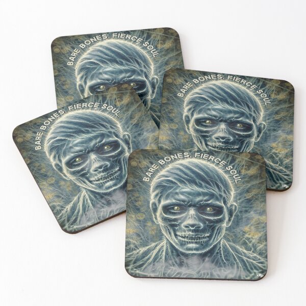 Item preview, Bare Bones, Fierce Soul: Eerie Skeletal Portrait  designed and sold by gleefulme.