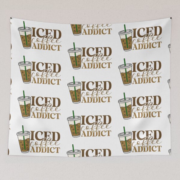 Item preview, Iced coffee addict designed and sold by HarrisonDesign.