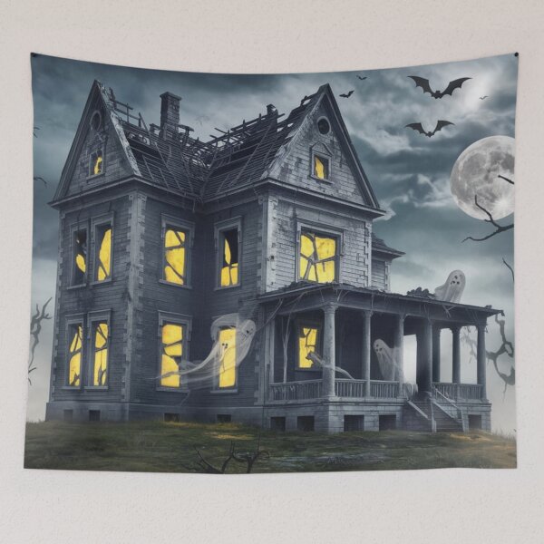 Item preview, HAUNTED MANSION, HALLOWEEN GRAPHIC DESIGN  designed and sold by YourTrendyTees.