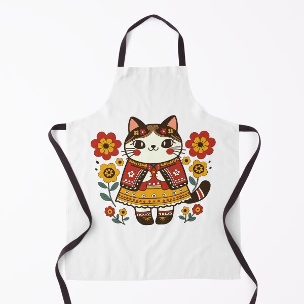 Item preview, KittyKat - Cute Girly Cat with Flowers designed and sold by KittyKatCats.