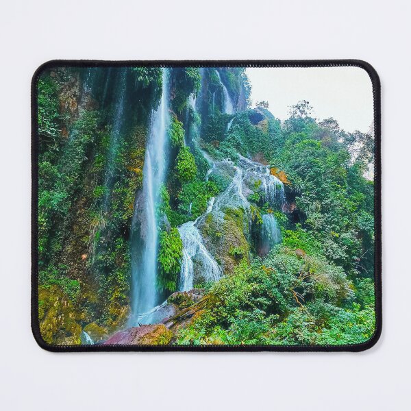 Item preview, Waterfall in the jungle photo designed and sold by serenitkaaa.