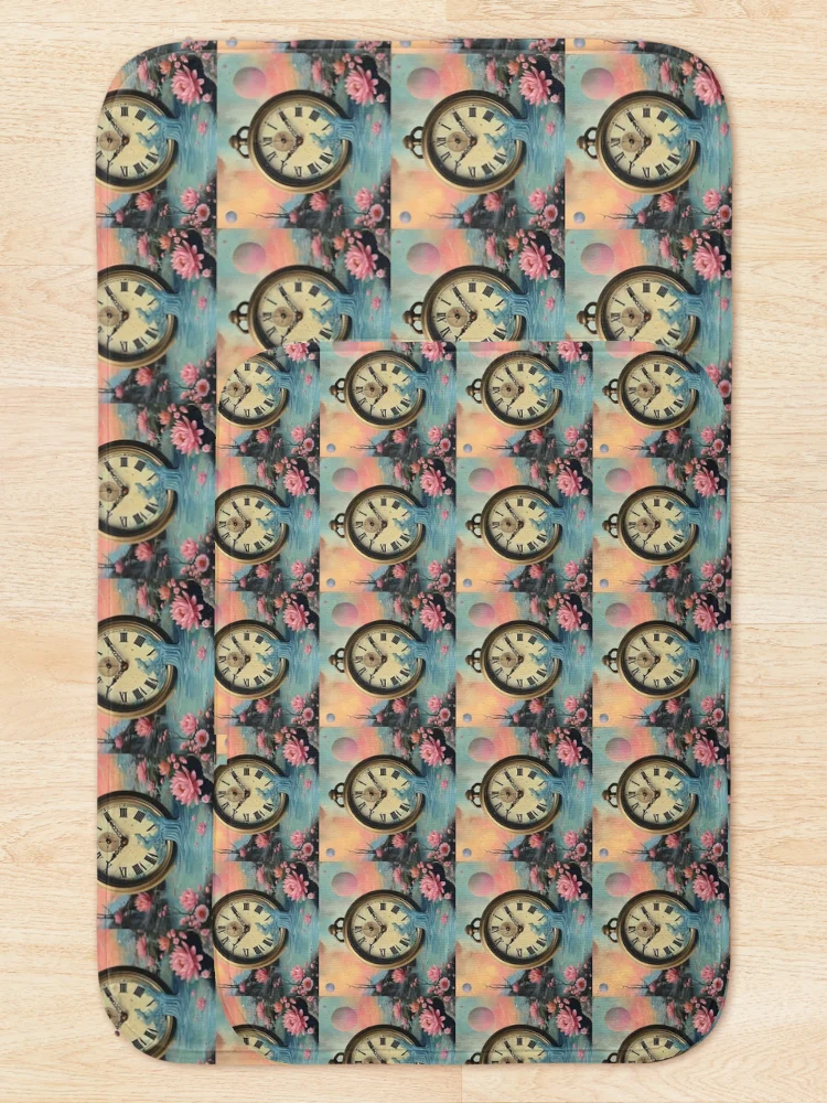 Thumbnail 5 of 6, Bath Mat, Temporal Distortion designed and sold by StickerShockAI.