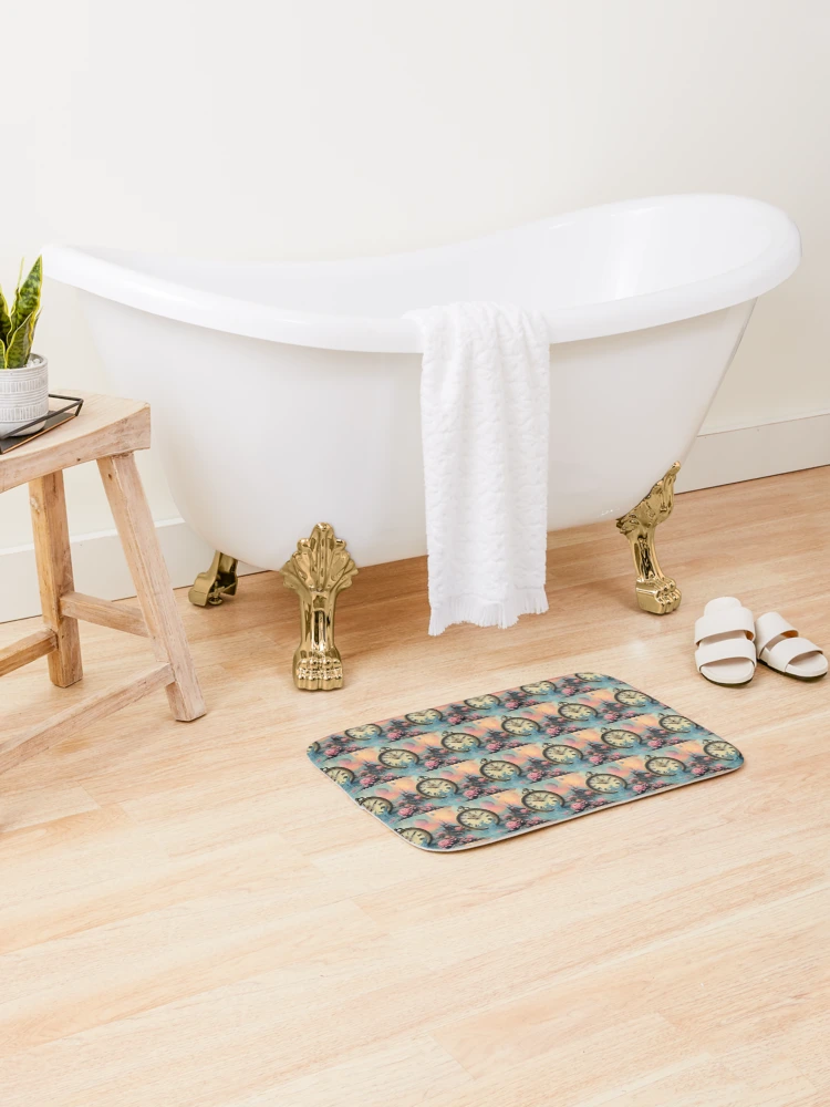 Thumbnail 2 of 6, Bath Mat, Temporal Distortion designed and sold by StickerShockAI.