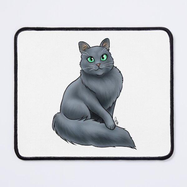 Item preview, Cat - Burmilla Longhair - Blue designed and sold by Jennifer Stolzer.