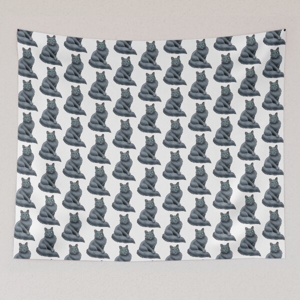 Item preview, Cat - Burmilla Longhair - Blue designed and sold by Jennifer Stolzer.
