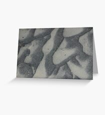 Sand patterns Greeting Card