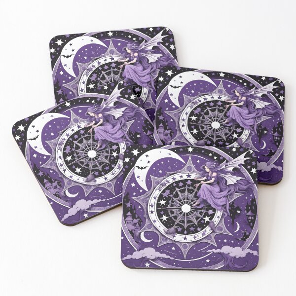 Item preview, Enchanted Witch's Moon Mandala designed and sold by MandalasShops.