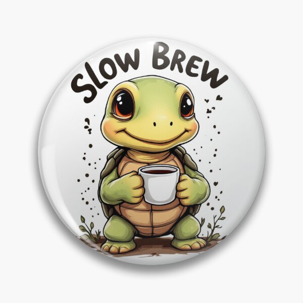 Item preview, Cute Turtle - Slow Brew designed and sold by SignumShop.