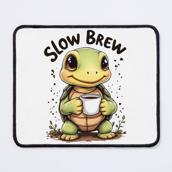 Item preview, Cute Turtle - Slow Brew designed and sold by SignumShop.
